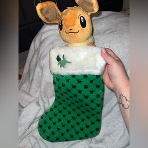 Pokemon EVEE Christmas stocking 2019 pokemon center exclusive